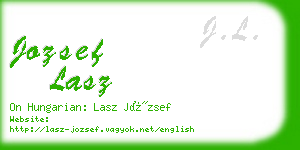 jozsef lasz business card